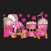 Pink Christmas Coffee Cups Classic Tee | Teevron