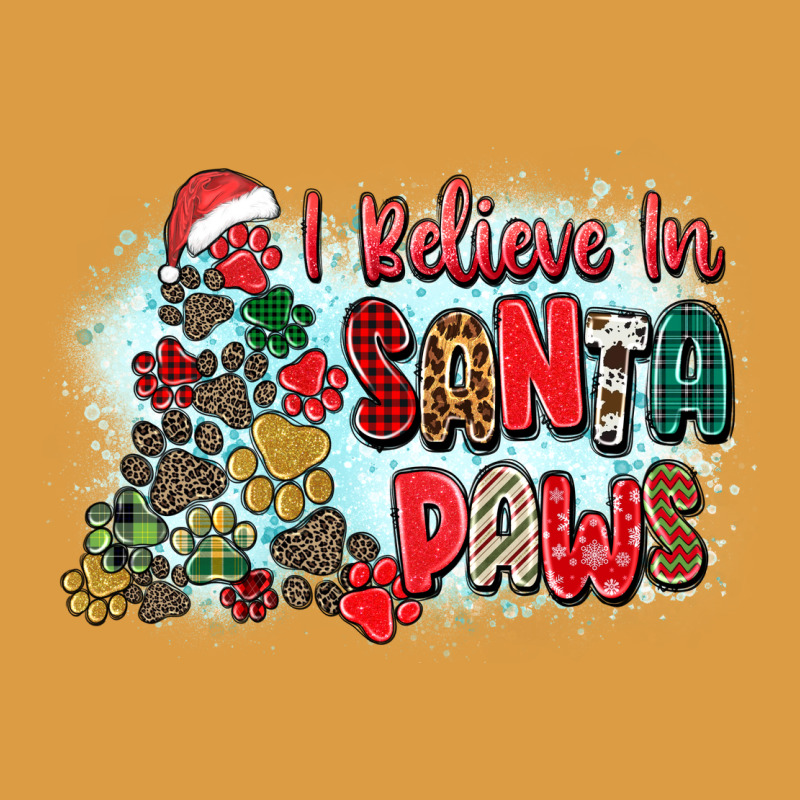 I Believe In Santa Paws Urban Heavy Tee by Zillion Design Studio | Teevron