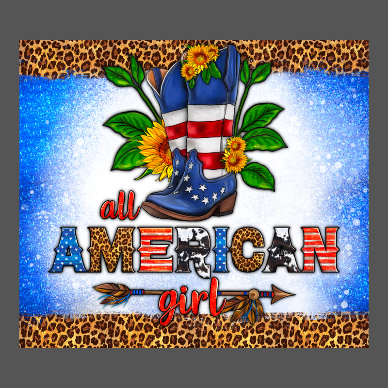 All American Girl Zipper Hoodie by HRA Design Shop | Teevron