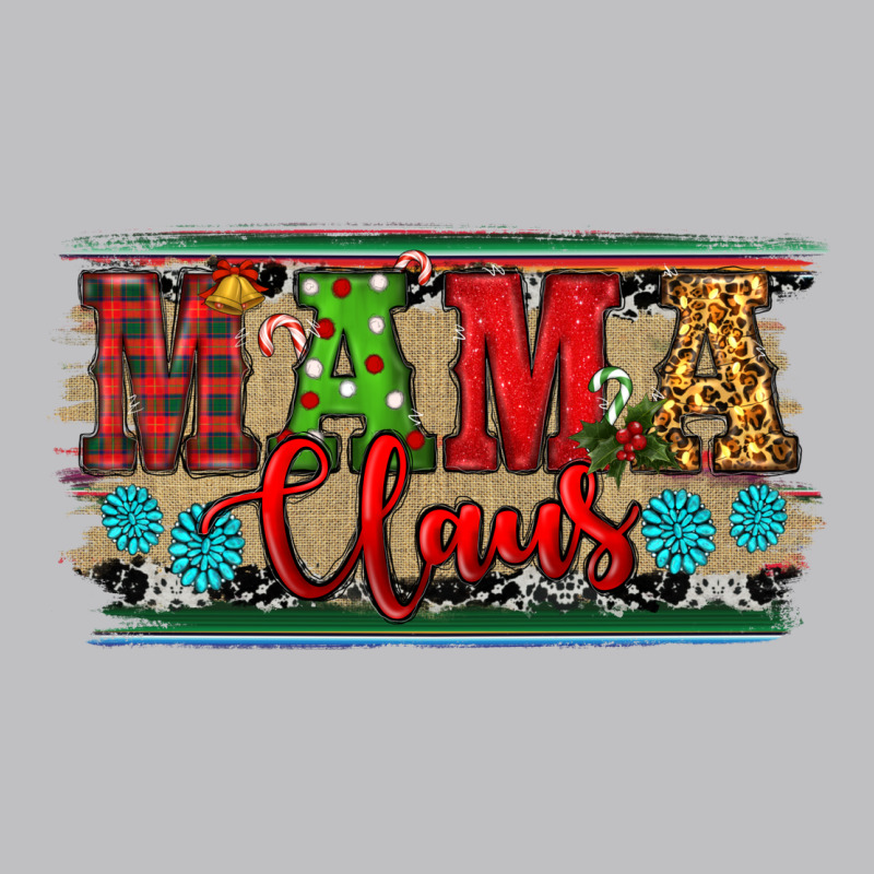 Christmas Western Mama Claus Long Sleeve Tee by RanaPortraitStore | Teevron