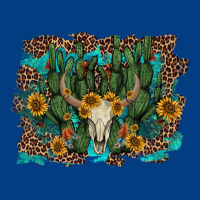 Leopard Bull Skull Cactus Sunflowers Premium Sweatshirt | Teevron