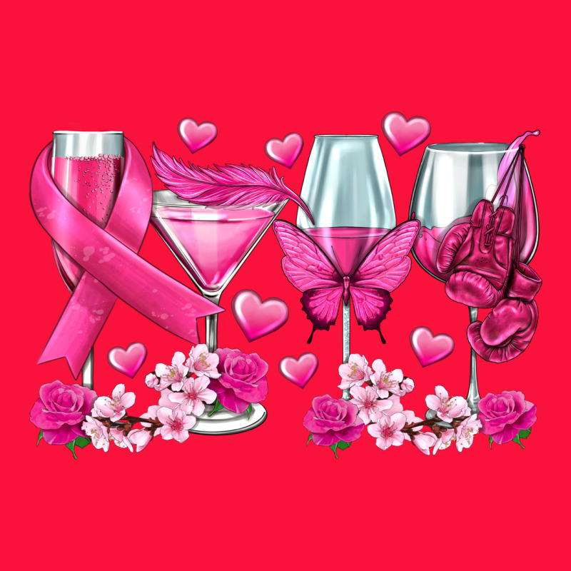 Breast Cancer Wine Glasses Classic Tee by texasbilliewilder | Teevron