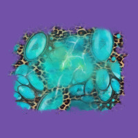 Turquoise Leopard Background Premium Sweatshirt | Teevron