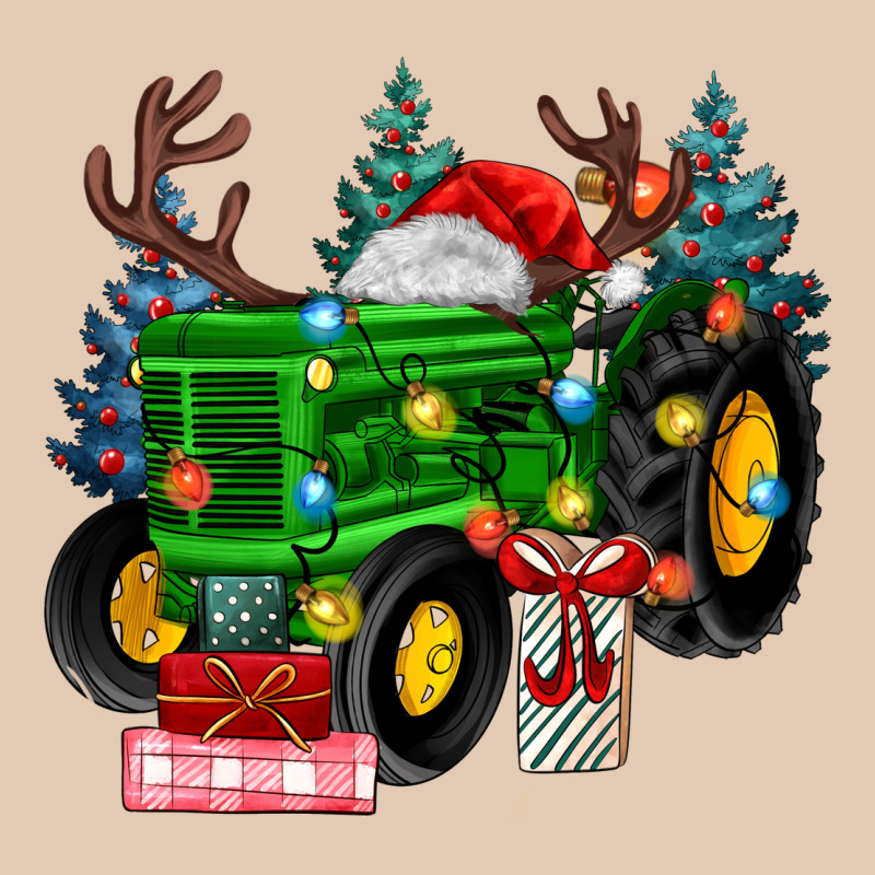 Farm Tractor Christmas Urban Hoodie by MaliasSmallBusiness | Teevron
