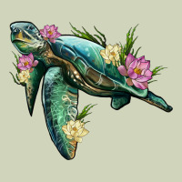 Sea Turtle With Lotus Heavyweight Hoodie | Teevron