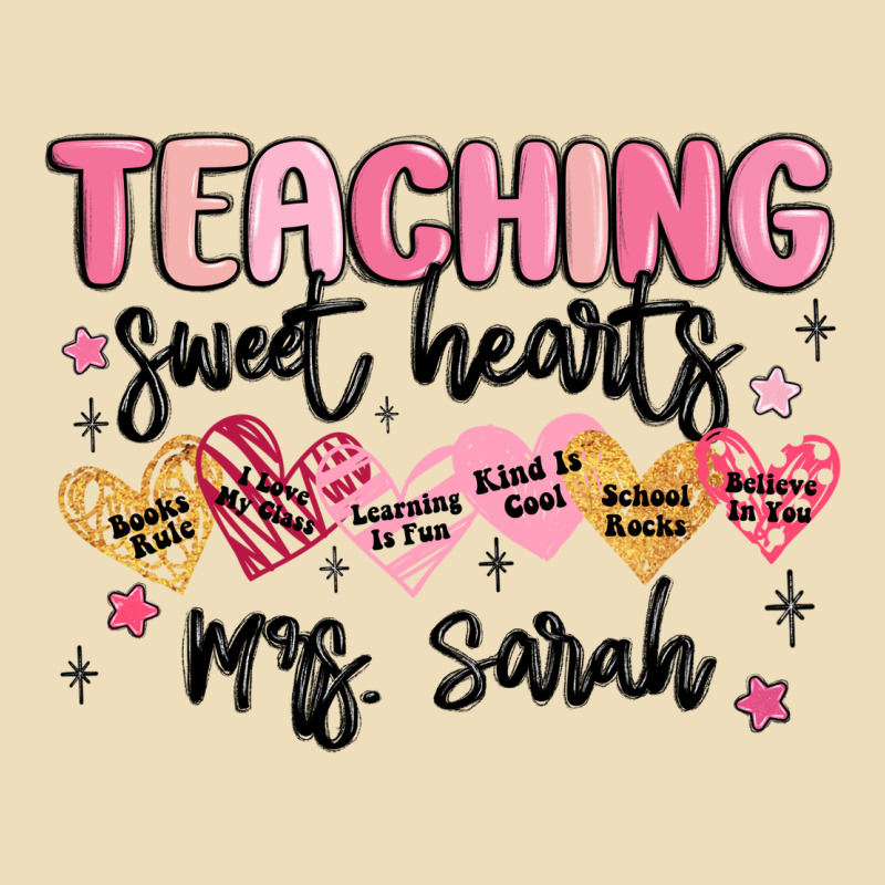 Teaching Sweet Hearts Premium Hoodie by MaliasSmallBusiness | Teevron