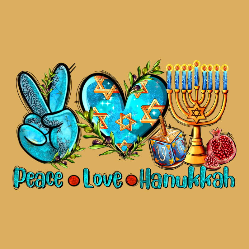 Peace Love Hanukkah Premium Hoodie by AdoDesignShop | Teevron