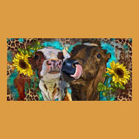 Heifers With Sunflowers And Leopard Urban Heavy Tee | Teevron