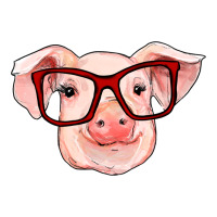 pig with red glasses | Teevron