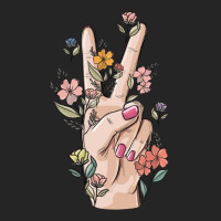 Hand Peace Sign Premium Hoodie | Teevron