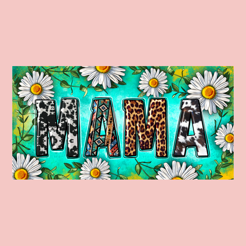 Turquoise And Daisy Mama Urban Heavy Tee by RanaPortraitStore | Teevron