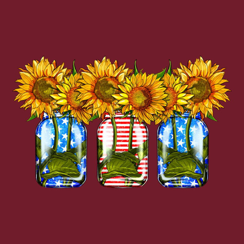 American Sunflower Mason Jar Zipper Hoodie by HRA Design Shop | Teevron
