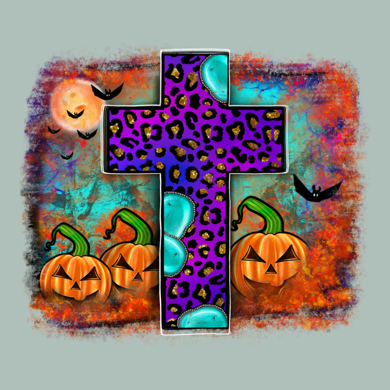 Halloween Cross Heavyweight Hoodie by JahusDesignShop | Teevron