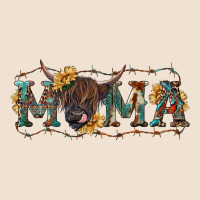 Mama With Highland Cow Urban Heavy Tee | Teevron