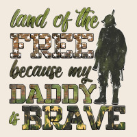 Land Of The Free Because My Daddy Is Brave Zipper Hoodie | Teevron