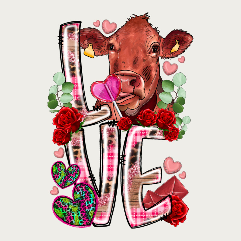 Love Cow Valentine Zipper Hoodie by RacoonDesign | Teevron