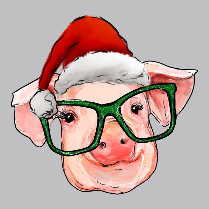 Christmas Pig With Santa Claus Hat Classic Tee by RanaPortraitStore | Teevron