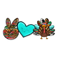Peace Love Thanksgiving Turkey Long Sleeve Tee | Teevron