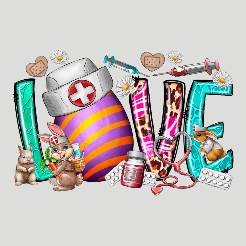 Love Easter Day Nurse Zipper Hoodie by RacoonDesign | Teevron