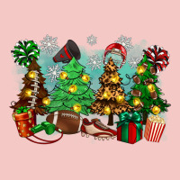 Christmas Trees With Football Urban Heavy Tee | Teevron