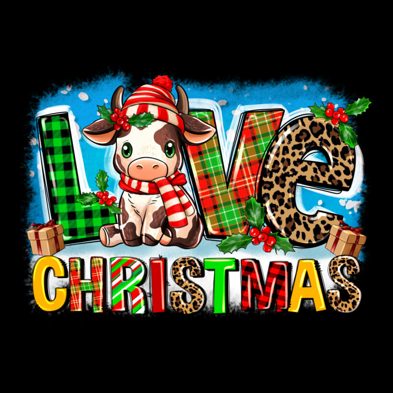 Love Christmas Cow Urban Hoodie by MaliasSmallBusiness | Teevron