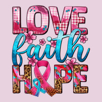 Love Faith Hope With Cancer Ribbon  Ado Ladies Tee | Teevron