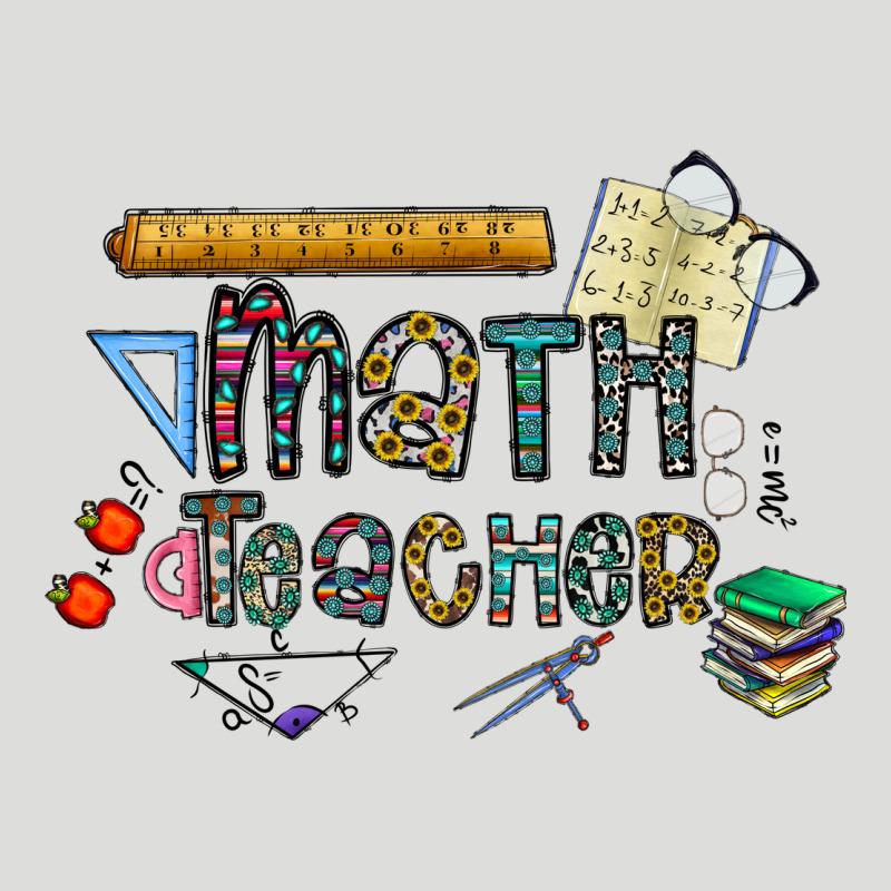 Math Teacher Zipper Hoodie by CowhideDigitalArt | Teevron