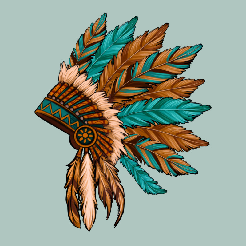 Native American Indian Headdress Premium Sweatshirt by Artiststas | Teevron
