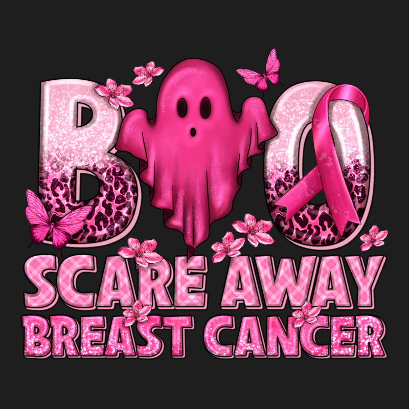 Boo Scare Away Breast Cancer Classic Tee by texasbilliewilder | Teevron
