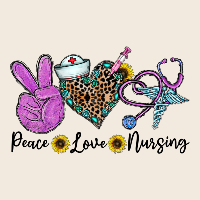 Peace Love Nursing Zipper Hoodie by CowhideDigitalArt | Teevron