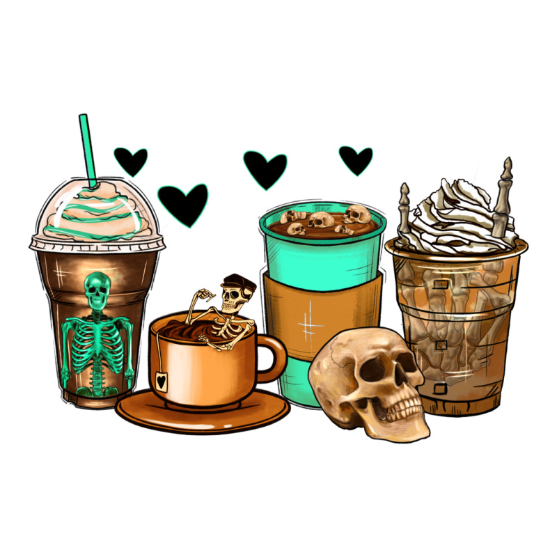 Skeleton Coffee Cups Classic Tee by Zillion Design Studio | Teevron
