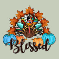 Thanksgiving Turkey Pumpkin Blessed Long Sleeve Tee | Teevron