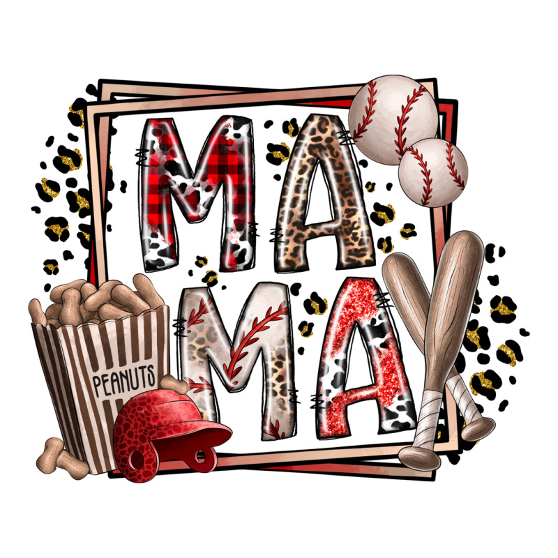 Mama Baseball Zipper Hoodie by RacoonDesign | Teevron