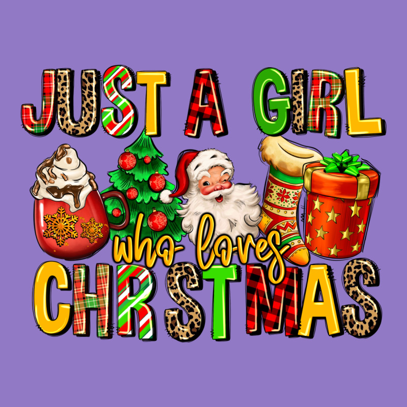 Just A Girl Who Loves Christmas Urban Hoodie by MaliasSmallBusiness | Teevron