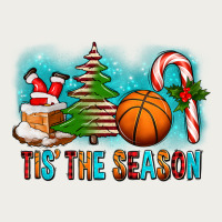 Tis The Season Christmas With Basketball And Candy Cane Zipper Hoodie | Teevron