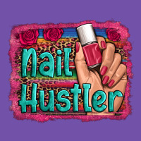 Nail Hustler Serape Leopard Background Premium Sweatshirt | Teevron