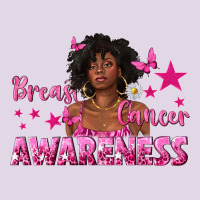Breast Cancer Awareness With Afro Woman Classic Tee | Teevron