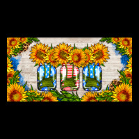 American Mason Jar Sunflower License Plate Zipper Hoodie | Teevron