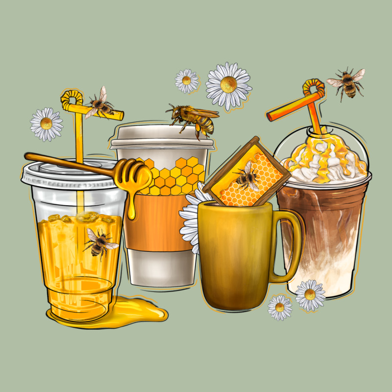 Coffee Cups Bumble Bee Urban Heavy Tee by texasbilliewilder | Teevron