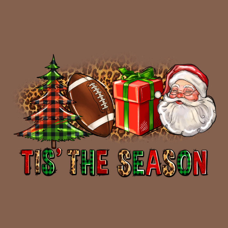 Tis The Season Christmas With Football And Santa Zipper Hoodie by FaDigitalArtStudio | Teevron