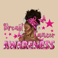 Breast Cancer Awareness With Afro Woman Classic Tee | Teevron