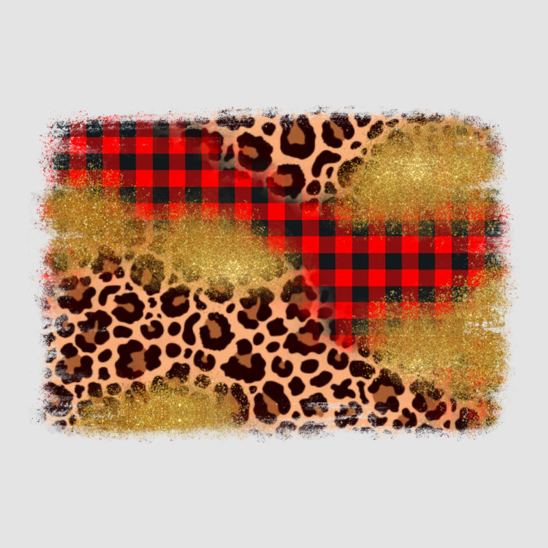Christmas Leopard Glitter Background Premium Sweatshirt by AdoDesignShop | Teevron