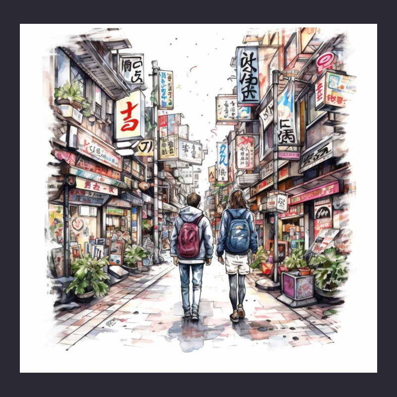 Japan Street Vintage Tee by Unal Design | Teevron