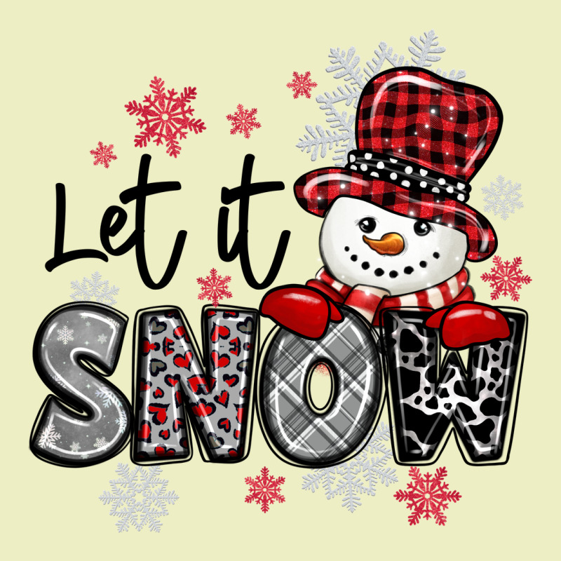 Let It Snow Sowman Snowflake Urban Hoodie by MaliasSmallBusiness | Teevron