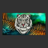 White Tiger Forest License Plate Urban Heavy Tee | Teevron