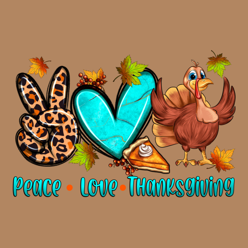 Peace Love Thanksgiving Long Sleeve Tee by Zillion Design Studio | Teevron