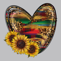 Western Sunflowers Heart Long Sleeve Tee | Teevron