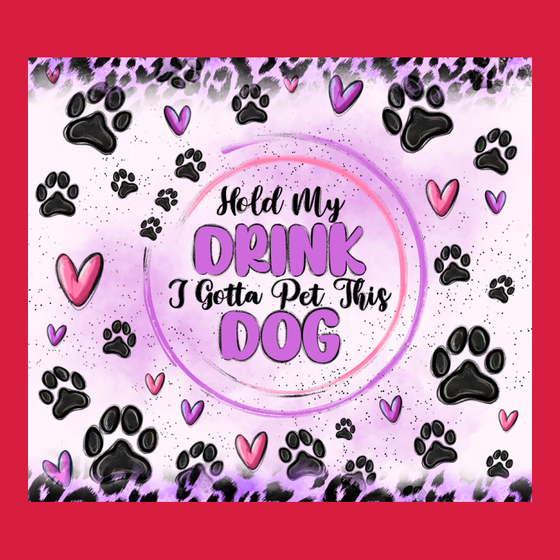 Hold My Drink I Gotta Pet This Dog Premium Hoodie by MaliasSmallBusiness | Teevron