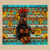 Doberman With Western Background Heavyweight Hoodie | Teevron