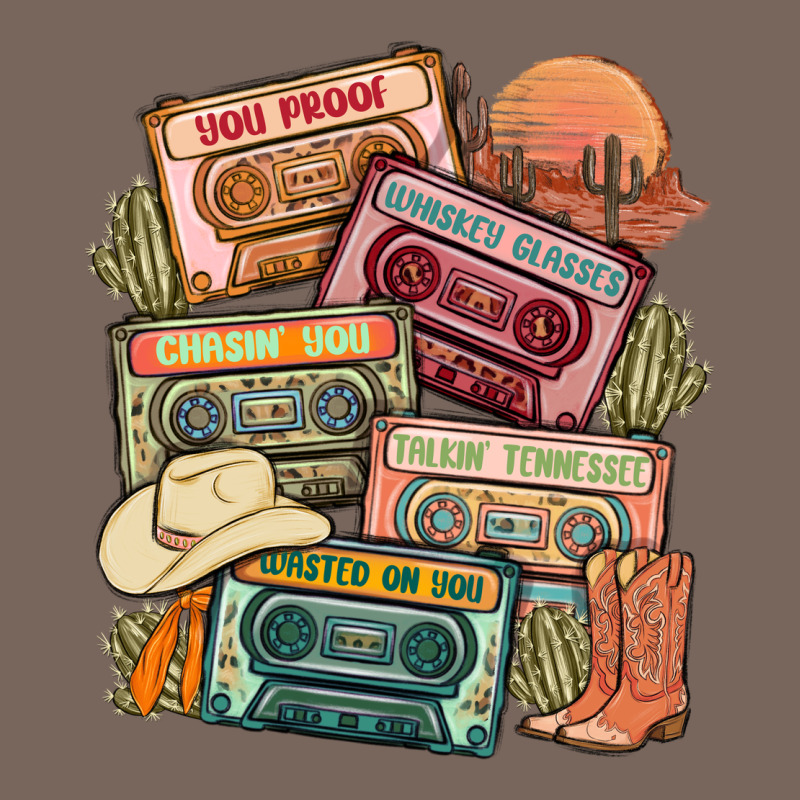 Country Cassette Tapes Premium Hoodie by MaliasSmallBusiness | Teevron